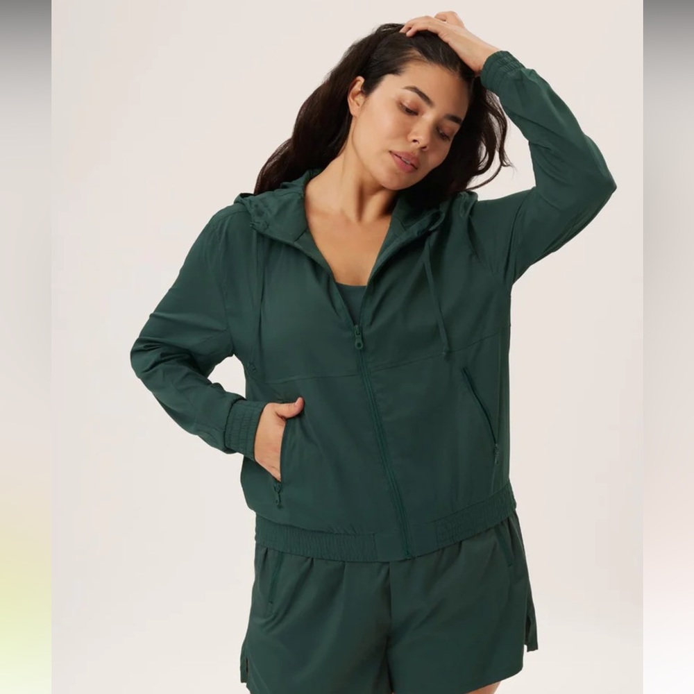 Girlfriend Collective Summit Track Jacket Moss